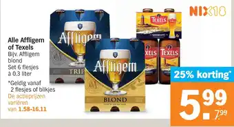 Albert Heijn Alle affligem of texels aanbieding