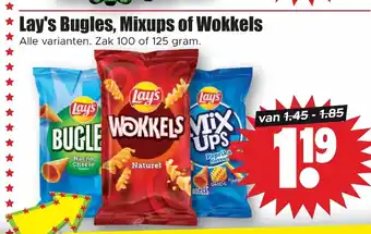 Dirk Lay's Bugles, Mixups of Wokkels 100 of 125 gram aanbieding