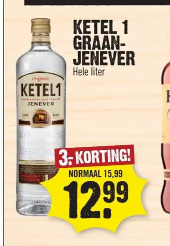 Dirk Ketel 1 Graan-Jenever aanbieding