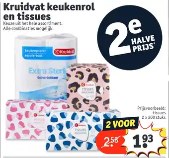 Kruidvat Kruidvat keukenrol en tissues aanbieding