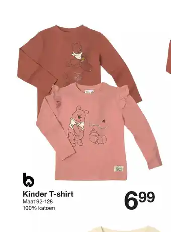 Zeeman Kinder T-shirt maat 92-128 aanbieding