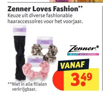 Kruidvat Zenner loves fashion aanbieding