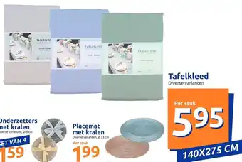 Action Tafelkleed 140*275 cm aanbieding