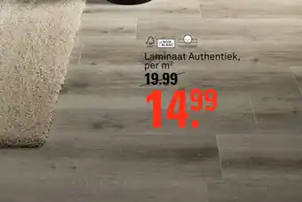 Karwei Laminaat Authentiek, per m2 aanbieding