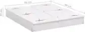 Bol.com Zandbak 95x90x15 cm vurenhout wit aanbieding