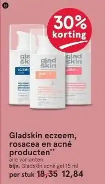 Etos Gladskin eczeem, rosacea en acné producten** aanbieding