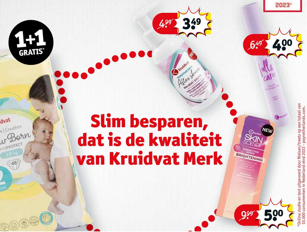 Kruidvat merk aanbieding bij Kruidvat