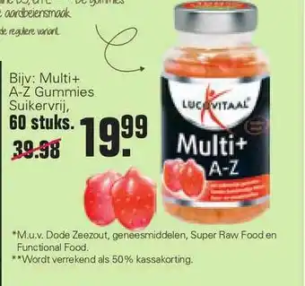 De Online Drogist Lucovitaal Multi+ A-Z aanbieding