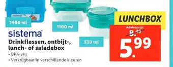 Lidl Sistema ontbijt-, lunch- of saladebox aanbieding