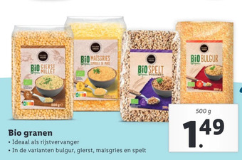 Lidl Bio granen aanbieding