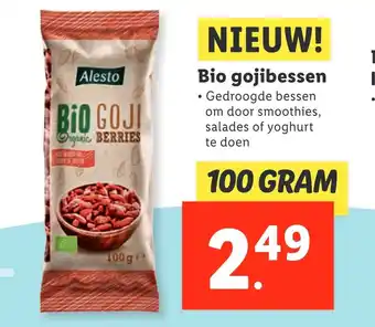 Lidl Bio gojibessen aanbieding