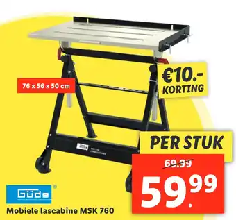 Lidl Mobiele lascabine msk 760 aanbieding