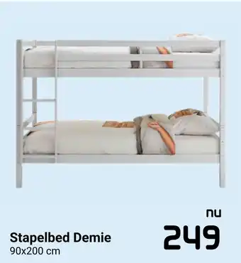 Beddenreus Stapelbed Demie 90x200 cm aanbieding