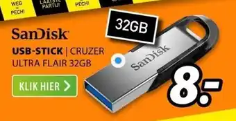 Expert Sandisk usb-stick cruzer ultra flair aanbieding