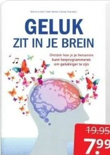 Boekenvoordeel Geluk zit in je brein aanbieding