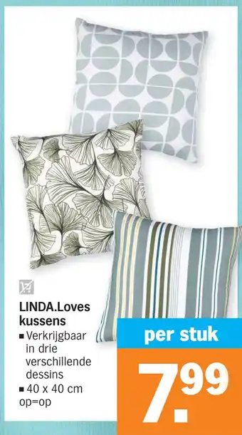 Albert Heijn LINDA.Loves kussens aanbieding