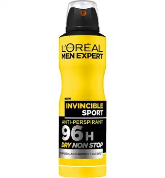 Drogisterij.net L'oréal men expert deodorant spray invincible sport (150ml) aanbieding