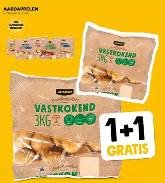 Jumbo Aardappelen 3 kilo 1+1 gratis aanbieding