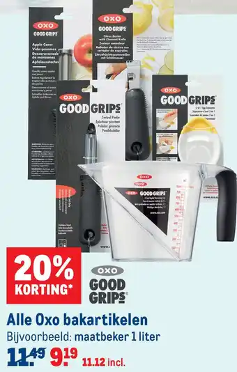 Makro Alle oxo bakartikelen aanbieding