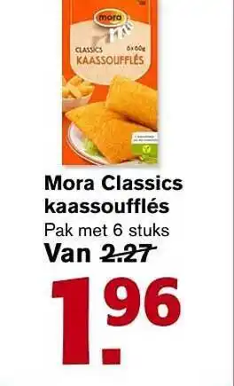 Hoogvliet Mora classics kaassoufflés aanbieding