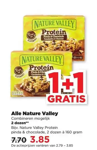 PLUS Alle nature valley aanbieding