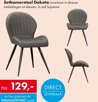 Woonsquare Eetkamerstoel dakota aanbieding