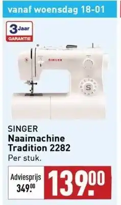 ALDI Singer naaimachine tradition 2282 per stuk. aanbieding