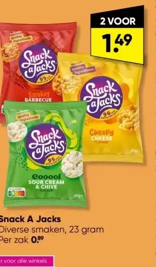 Big Bazar Snack a jacks aanbieding