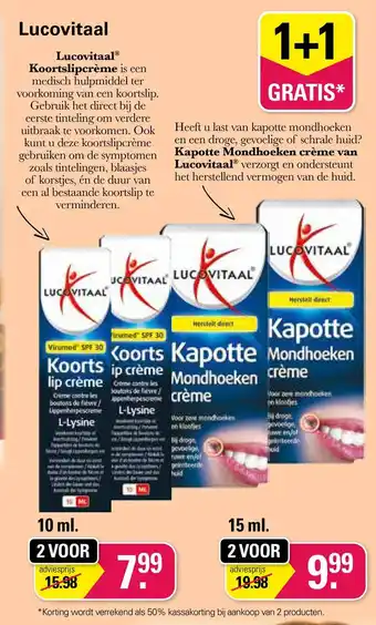 De Online Drogist Lucovitaal aanbieding