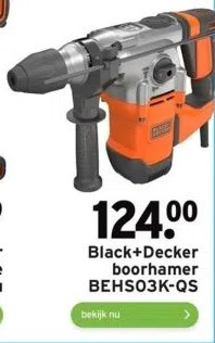 GAMMA Black+decker boorhamer aanbieding
