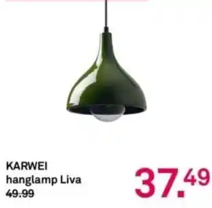 Karwei Karwei hanglamp liva aanbieding