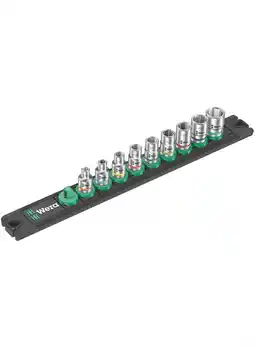Conrad Wera a imperial 05005420001 dopsleutelset inch 1/4" 9-delig aanbieding