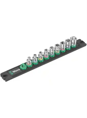 Conrad Wera a imperial 05005420001 dopsleutelset inch 1/4" 9-delig aanbieding