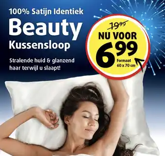 Lucovitaal 100% satijn identiek beauty kussensloop aanbieding