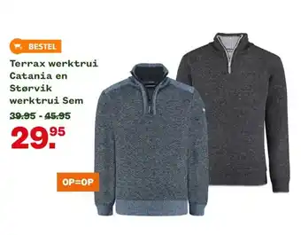 Welkoop Terrax werktrui catania en størvik werktrui sem aanbieding