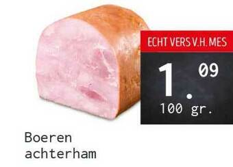 Naanhof Boeren achterham 100 gram aanbieding