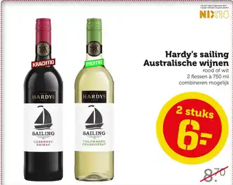 Coop Hardy's sailing australische wijnen aanbieding