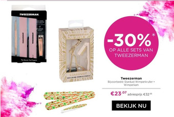ICI Paris XL Tweezerman aanbieding