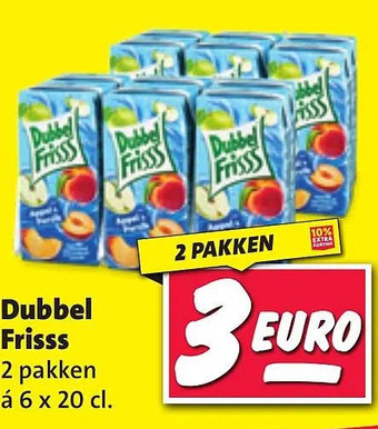 Nettorama Dubbel frisss aanbieding