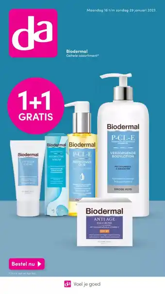 DA Biodermal Gehele assortiment aanbieding
