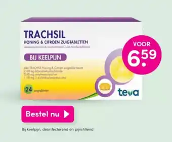 DA Trachsil Honing & Citroen Zuigtabletten aanbieding