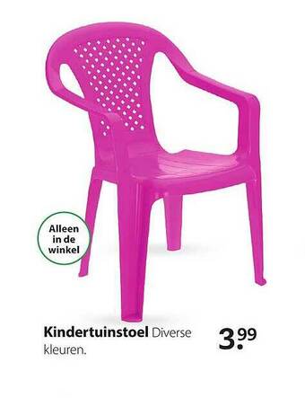 Boerenbond Kinderstuinstoel aanbieding