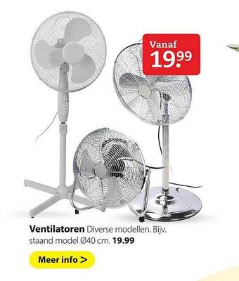 Boerenbond Ventilatoren aanbieding