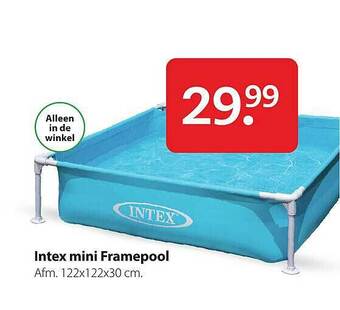 Boerenbond Intex mini framepool aanbieding