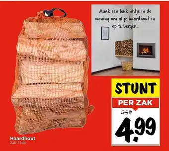 Vomar Voordeelmarkt Haardhout aanbieding