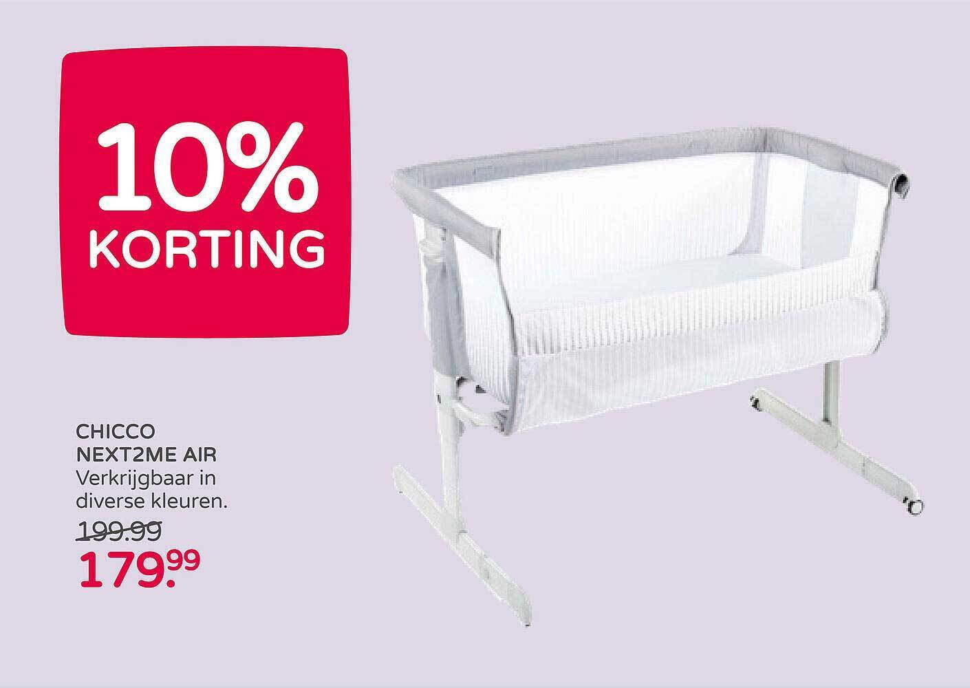 Chicco next2me air box aanbieding bij Prenatal