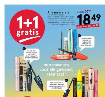 Etos Alle mascara's aanbieding