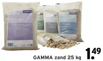 GAMMA Gamma Zand 25kg aanbieding