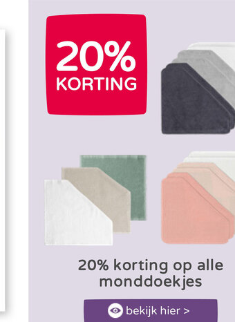 Prenatal Op alle monddoekjes aanbieding