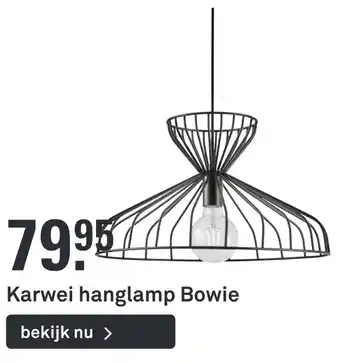 Karwei Karwei hanglamp Bowie aanbieding